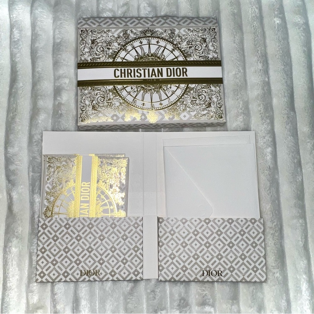 Authentic Dior Holiday Letter Set